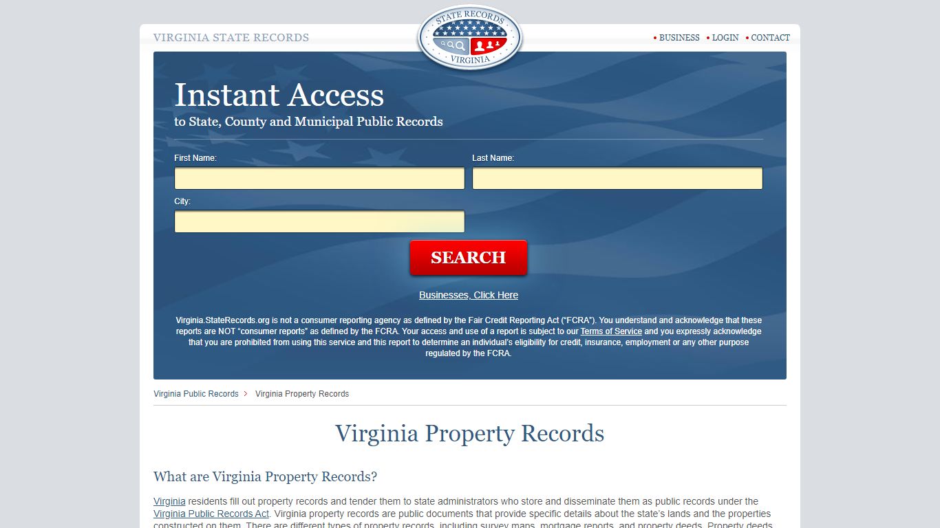 Virginia Property Records | StateRecords.org