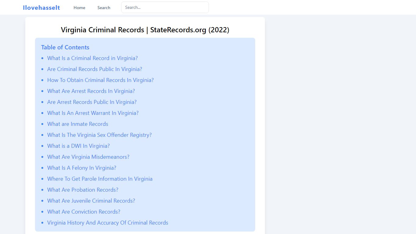 Virginia Criminal Records | StateRecords.org (2022)